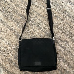 Authentic Gucci Monogram Large Messenger Bag